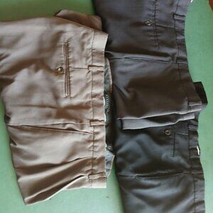 PerryEllis Dress slacks bundle of 3 pants black, dark grey, olive